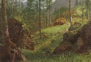 Albert Bierstadt Wooded Hillside china oil painting artist